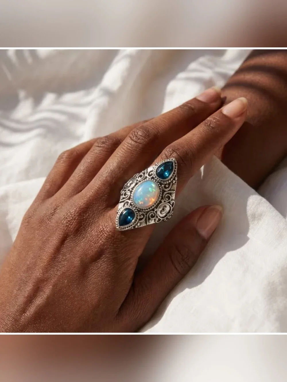 Hand Crafted elegant silver
